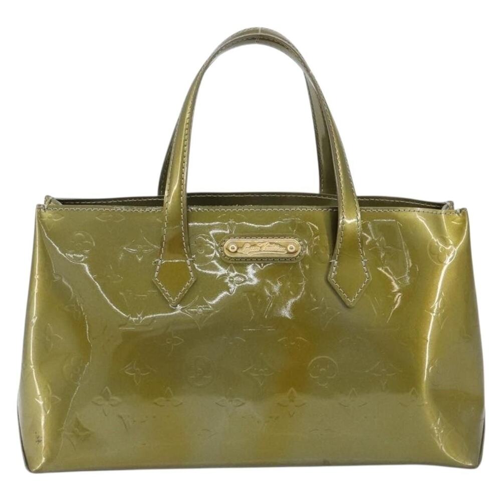 Louis Vuitton Monogram Vernis Wilshire PM Handbag Green